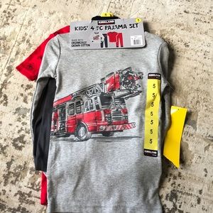NWT 4 piece organic cotton pajama set